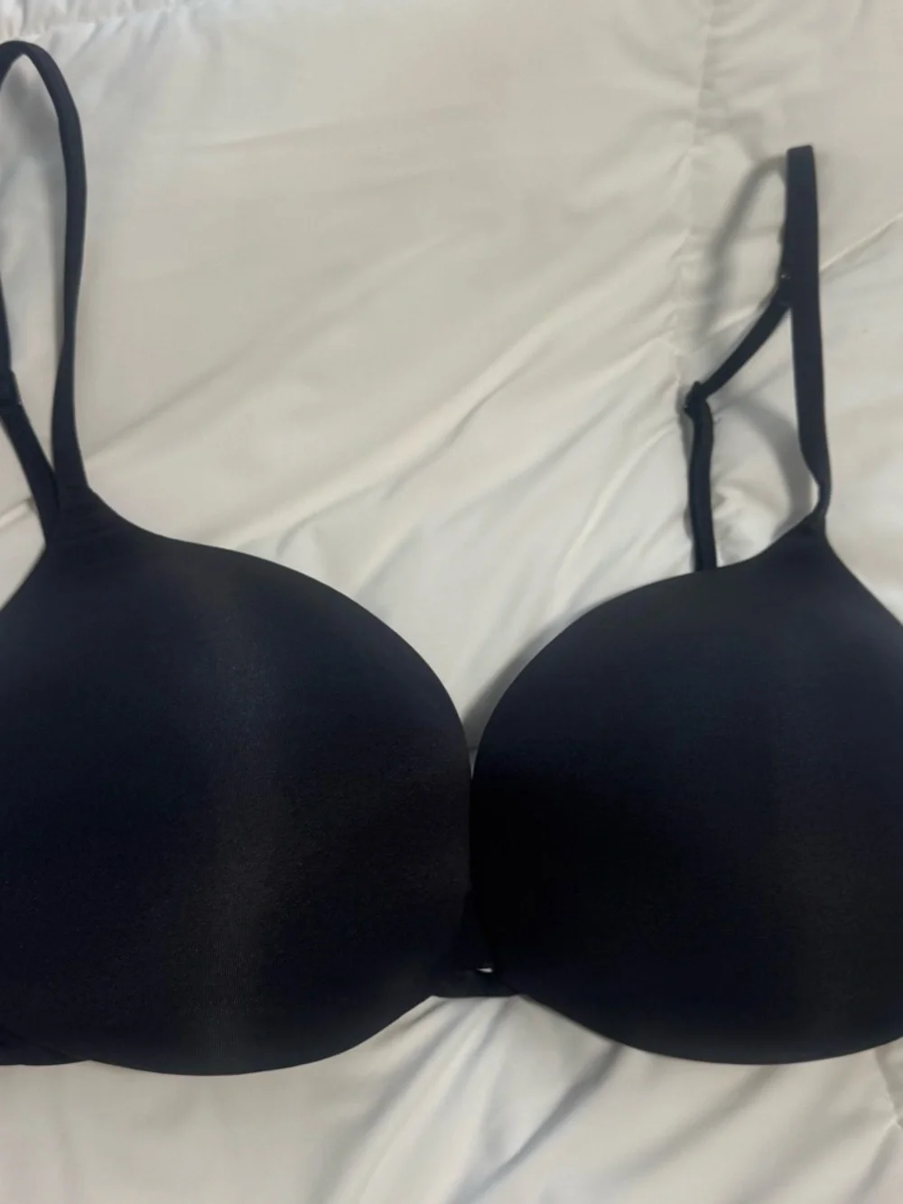 Skims Ultimate Teardrop Push Up Bra 34C - Black and Clay - Picture 2 of 4